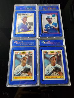 KEN GRIFFEY JR ROOKIE LOT FOUR CARDS