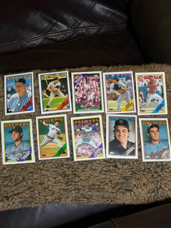 Error 🤩!! 🔥 10-CARD 1988 TOPPS WRONG-BACK ERROR LOT 🔥