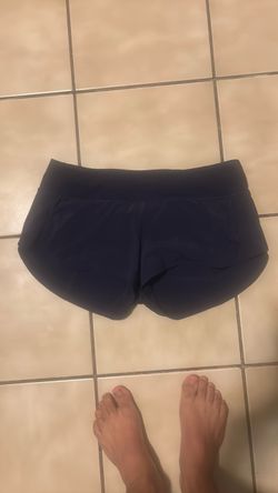 Navy Blue LULULEMON Athletic Running Shorts