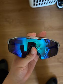 Oakley Sunglasses with Blue Mirror Lens