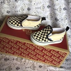 Vans Toddler Checkerboard Shoes Size 6T