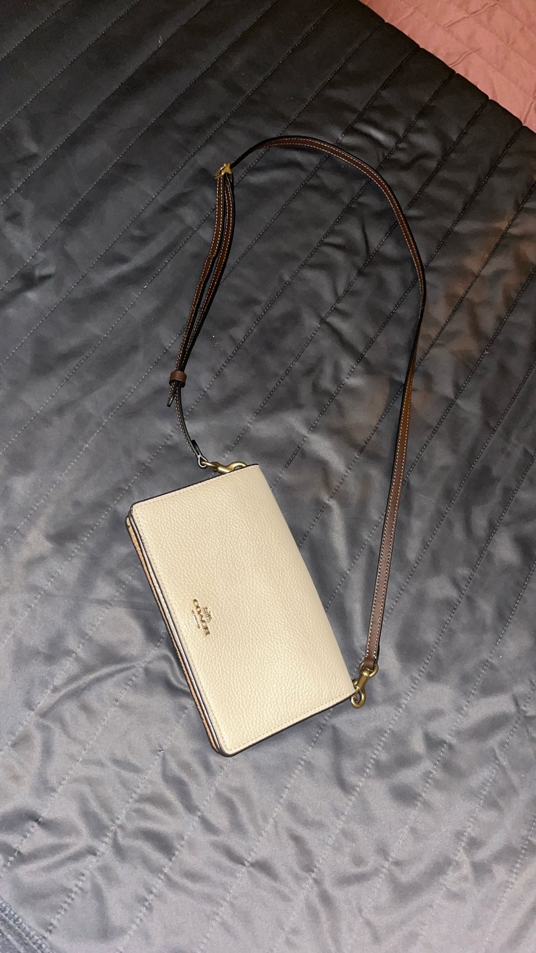 Coach Hand Bag Leather 