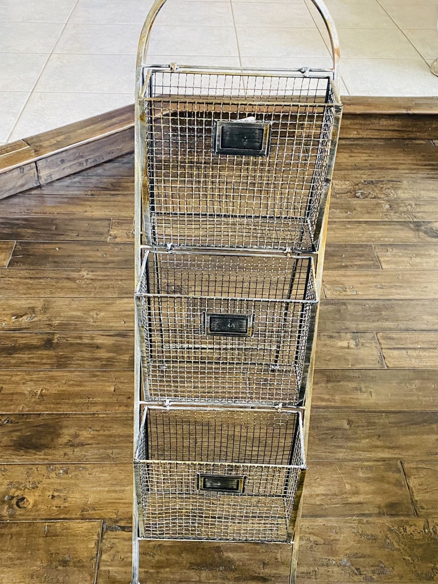 3 Piece Metal Basket Set