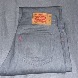 501 LEVIS GRAY