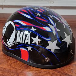 Motorcycle Helmet POW/MIA Adult Men's Size XL (61-62 cm) - New