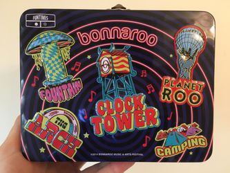Bonnaroo 6x7.5” Tin Metal 2014 Limited Edition Lunch Box- Good condition!