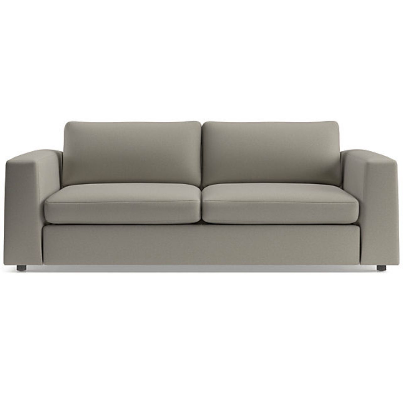 Crate and Barrel Peyton Queen Sleeper Sofa in Shelly Grey