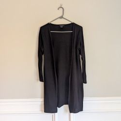 Love Cameron Women's Long Sleeve Cardigan, Black, Large