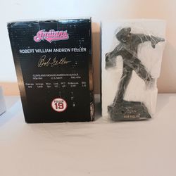 Cleveland and Indians Bob Feller the statue bobblehead