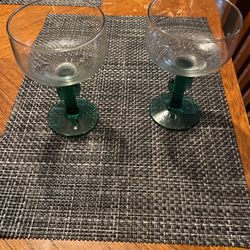 Cactus margarita glasses