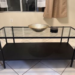 Metal coffee table