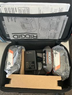 RIDGID. 18V Lithium Ion (2) 4.0Ah Starter Kit.