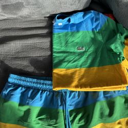 Lacoste X Polaroid Shirt & Swimwear 