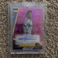 La Galaxy Rique Puig Auto Card 
