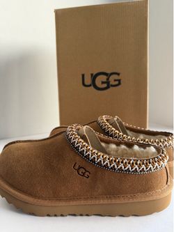 New 100% UGG Brand Big Kids 1019066K Tasman Chestnut Shoes Slippers Sandals