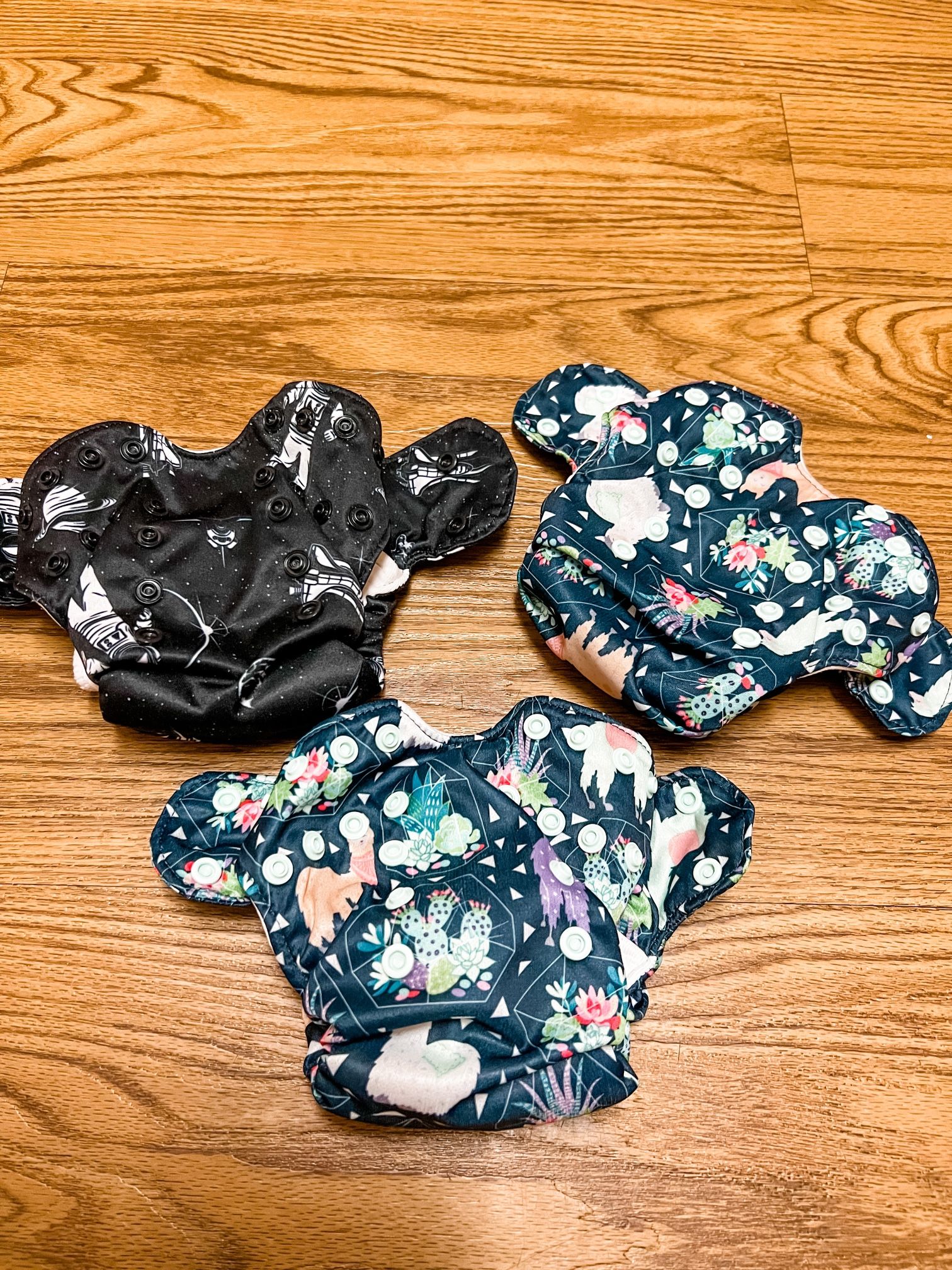 Newborn Cloth Diaper Lot 3 Smart bottom AIO Tina And Space Race