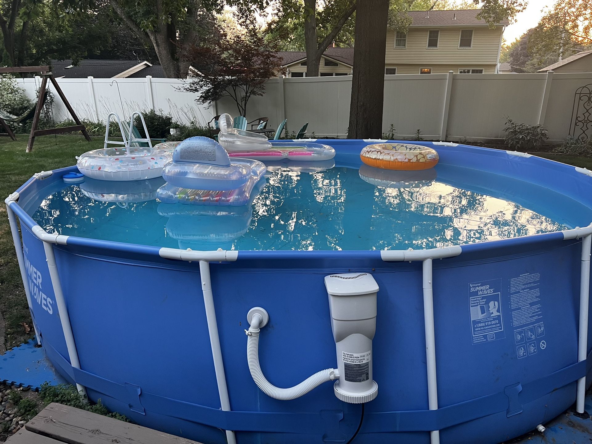 4000 Gallon above ground Pool