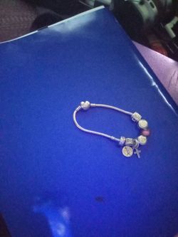 Pandora Snake Chain Charm Bracelet