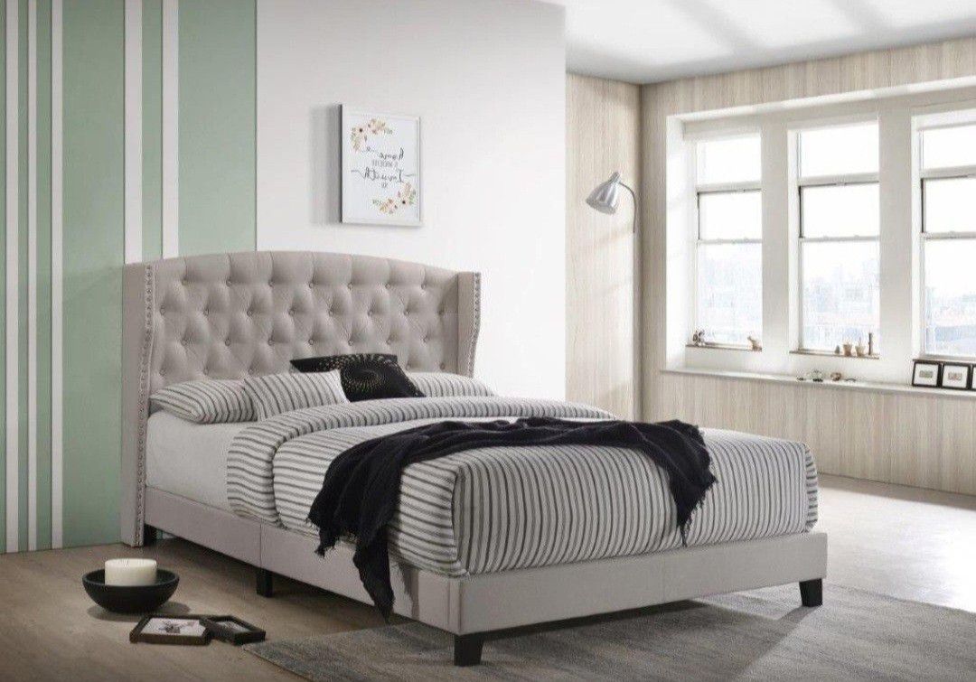 Queen Fabric Bed Frame