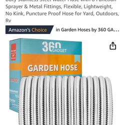 360 GADGET Metal Garden Hose