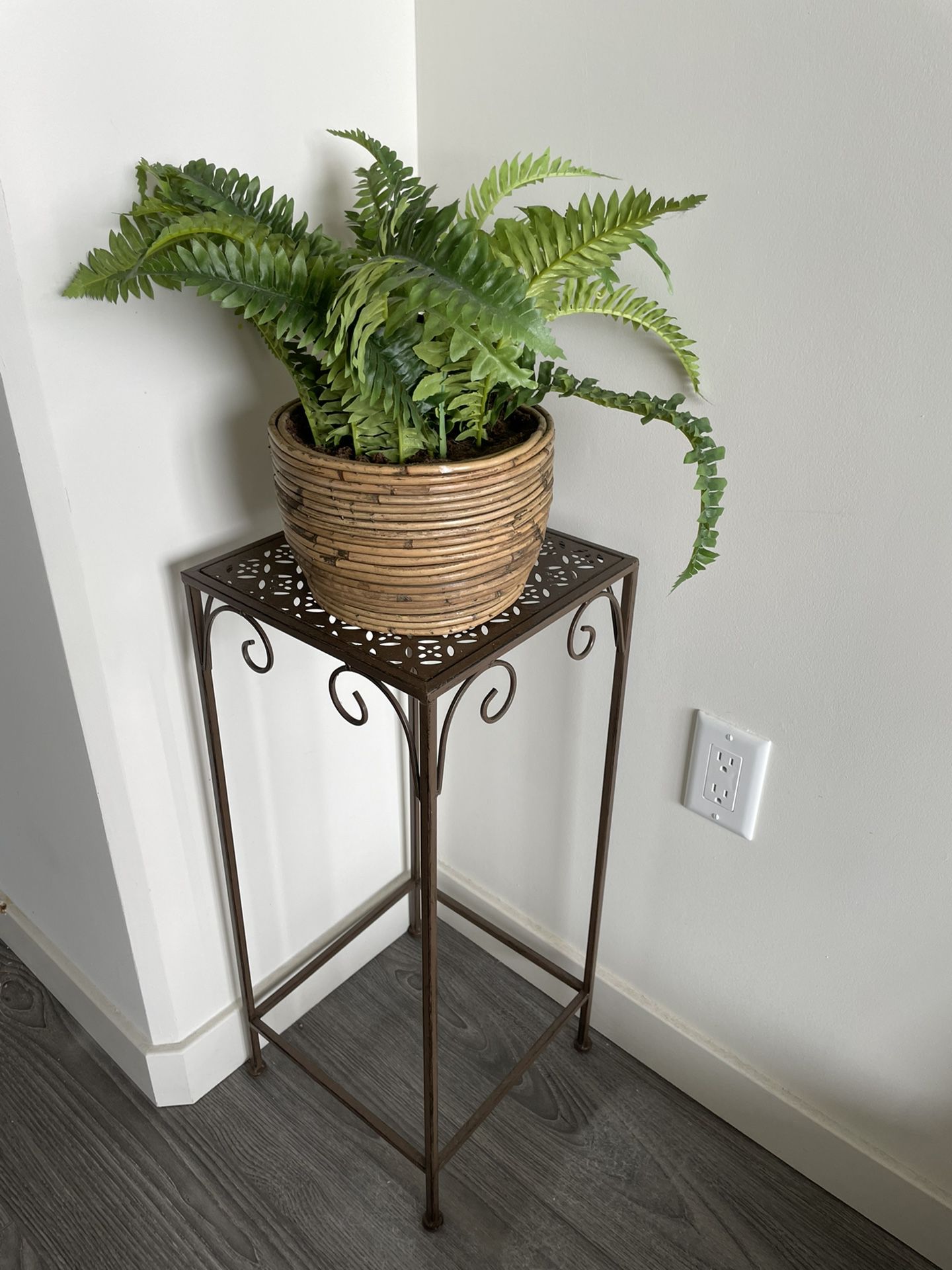 Plant And Stand For Room Decor 