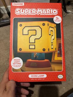 Super Mario Question Block Lamp