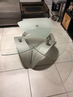 Glass Center table