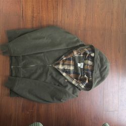 LL.Bean flannel hoodie size M