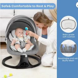 Electric Baby Swing for Newborn Infant Rocker Seat with Music