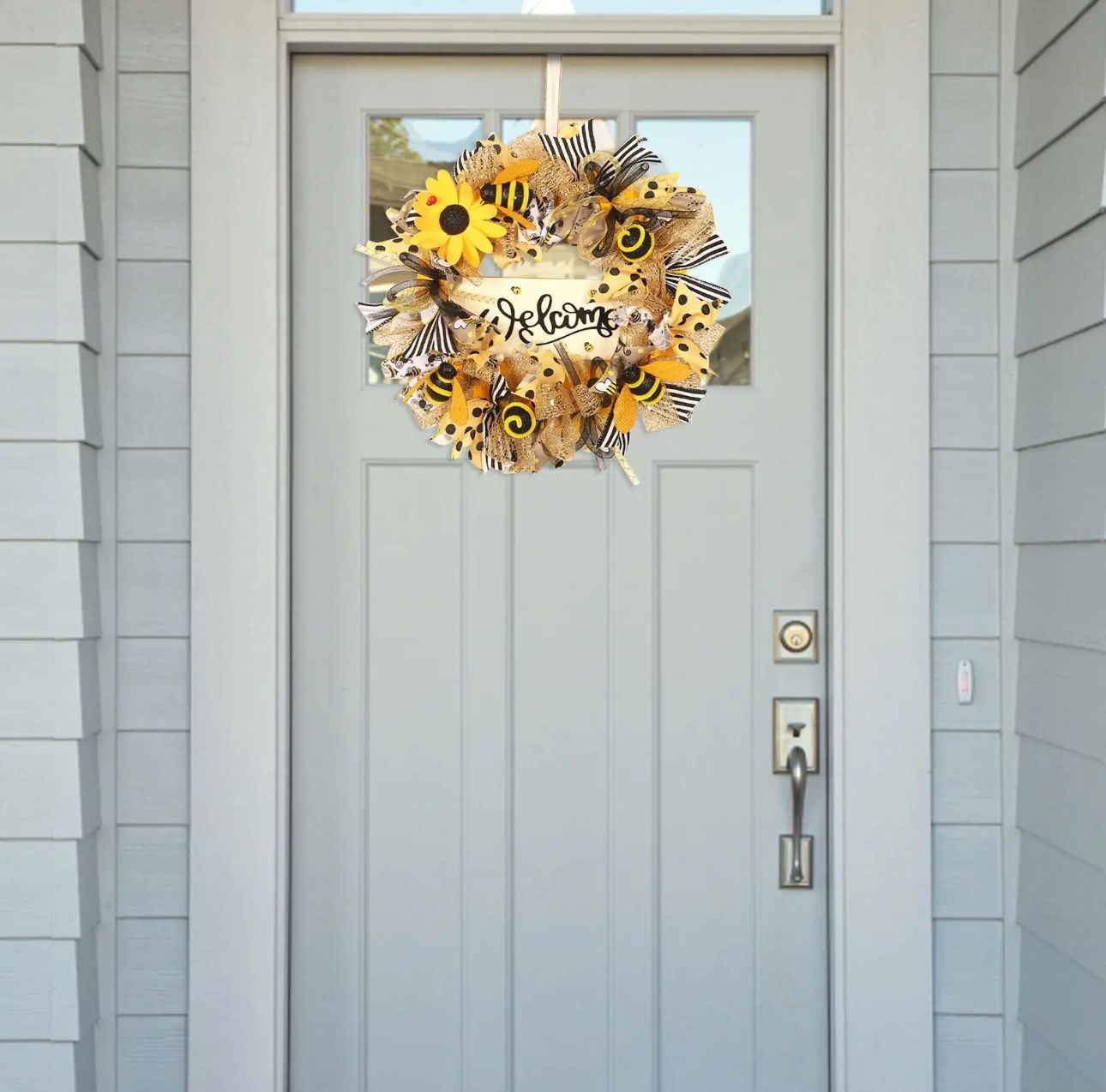 Bee Welcome Door Wreath 