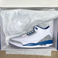 Brand New Jordan 3 Retro “Wizards” Mens Size 10.5 And 11