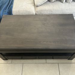 Brown Coffee Table That Lifts Top