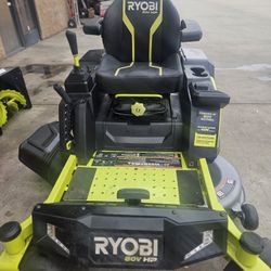 RYOBI 80V ZERO TURN LANW TRACTOR LIKE NEW TOOL ONLY NO BATTERY OR CHARGER 