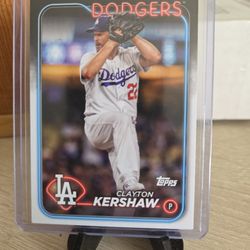 Dodgers Clayton Kershaw Card