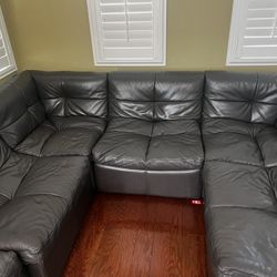 Z Gallerie Leather Couches