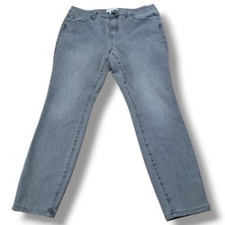 Lane Bryant Jeans Size 14 W33"x27" Flex Magic Waistband Ultimate Stretch Skinny Jeans Women's Measurements In Description 