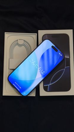 iPhone 16 Pro 128GB Black Titanium
