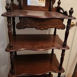Antique Victorian Wood Shelf