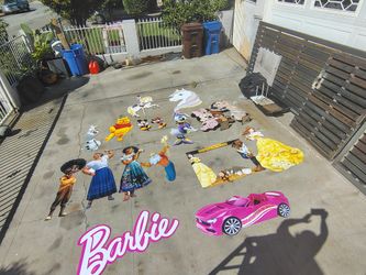 Party Props Different Characters Hard Board