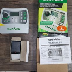 Rain Bird Indoor Irrigation System Timer SST-400in 4 Zones