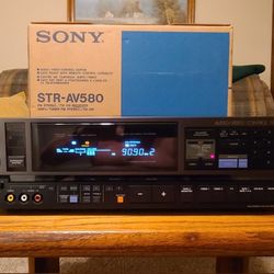 Sony STR-AV580 STEREO RECEIVER Ventage 1986