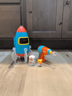 Take apart rocket ship