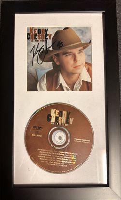 Kenny Chesney Autographed CD Framed