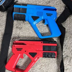 Sharper Image 2 Player Lazer Tag Gun Blaster Set For Kids