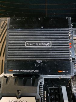 Quantum Audio Qpx 2000.1m car audio amplifier