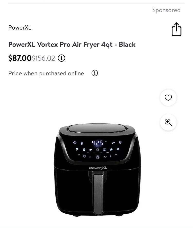 Power XL Vortex Pro air Fryer