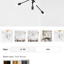 West Elm Mobile Chandelier Light Fixture