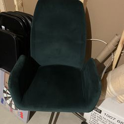 Office Green Velvet Chair