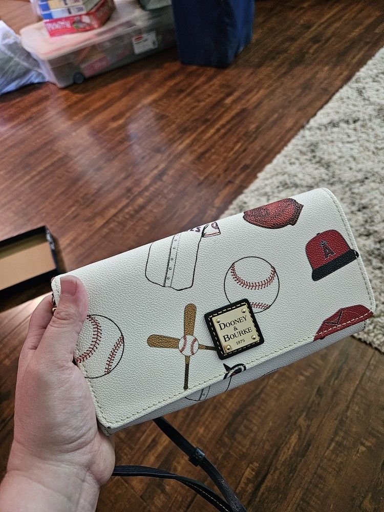 Angel's Baseball Dooney and Bourke Wallet Purse