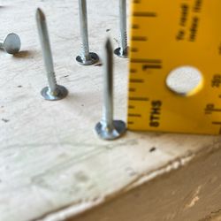 1 1/4 Inch Galvanized, Roofing Nails. 